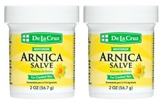 De La Cruz Arnica Salve for Cracked Skin 2 oz (2 JARS) / Made in USA Exp 11/ 26