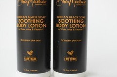 Shea Moisture African Black Soap Soothing Body Lotion Dry Skin 13 fl oz Lot of 2