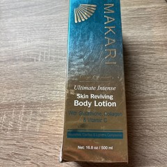 NEW IN BOX Makari Blue Crystal Skin Reviving Body Lotion 16.8oz