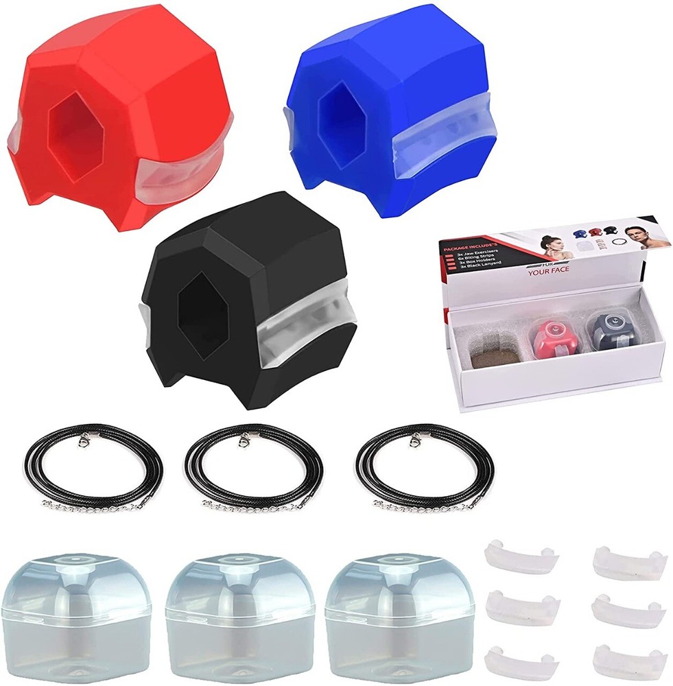 Jawline Exerciser-Jaw and Neck Exerciser for Men & Women Facial tone by MixiPIK