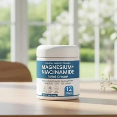 Magnesium Niacinamide Relief Cream – Topical Magnesium Chloride Cream forJoints