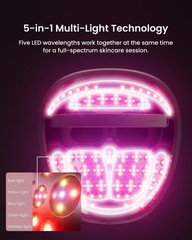 AMIRO Spectra 5 in 1 LED Light Therapy Mask Contour with Blue ,Green, Red