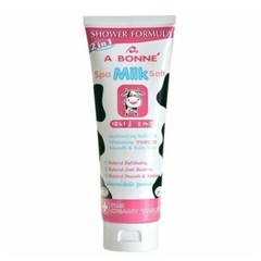 1 x 350g A Bonne Spa Milk Salt Scrub Plus Creamy Yogurt Shower Formula Whitening