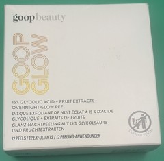 GOOP Beauty 12Pack Goop Glow 15% Glycolic Acid Fruit Overnight Glow Peel READ