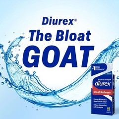 Diurex Ultra Re-Energizing Water Pills – Relieves Water Bloat – 80 Count