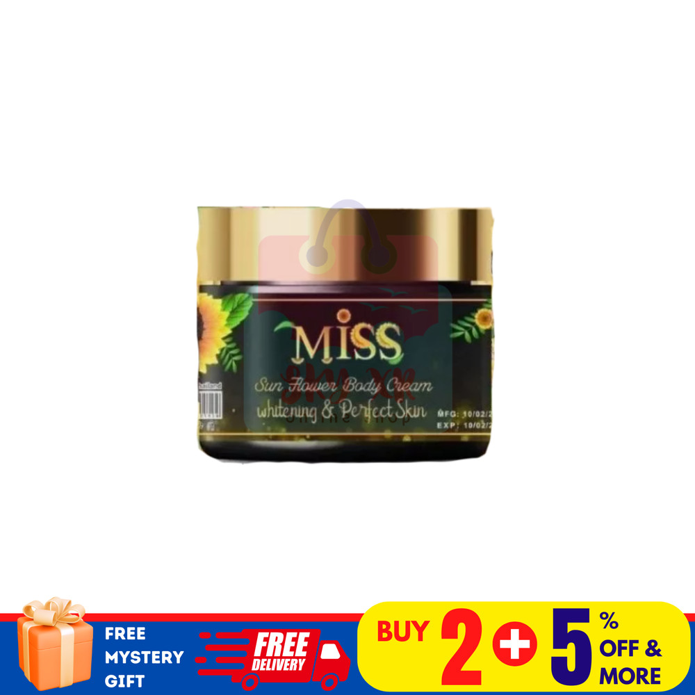 1 SET Miss Thai Thailand Body Cream Whitening, Makeup, Sunscreen 170g