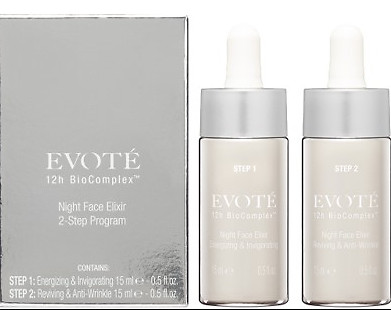 Evote 12h BioComplex 2-Step Night Face Elixir System Anti Aging Set – New in Box