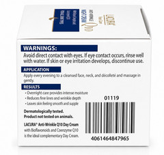 LACURE Q10 Night Face Cream with Retinol Complex New Sealed MADE GERMANY