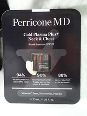 Perricone MD Cold Plasma Plus+ Neck & Chest 1 Oz / 30 ml – SPF 25,New In Package