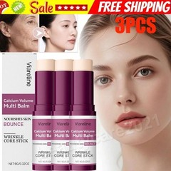 3X Calcium Volume Multi Balm Wrinkle Core Stick Korean Collagen Moisturing Stick