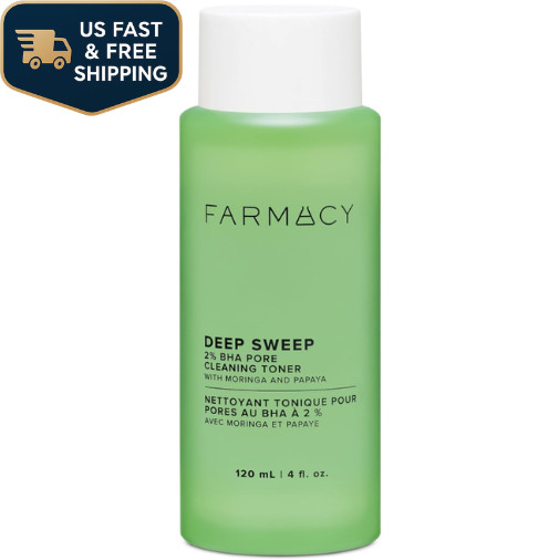 US STOCK Farmacy 2% Salicylic Acid Toner Deep Sweep BHA Liquid Exfoliant 120ml