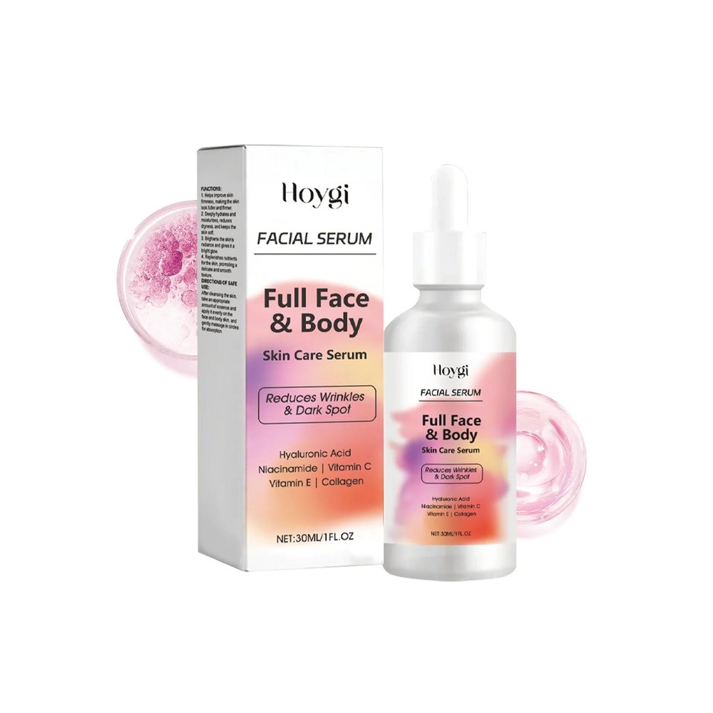 Finones Skin Vitamin Serum For Face And Body, 5 In 1 Anti Wrinkle Firming Ser