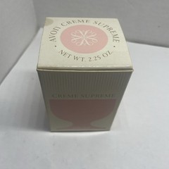 New in Box Vintage 1960s Avon Creme Supreme Night Cream with Nice Container. HTF