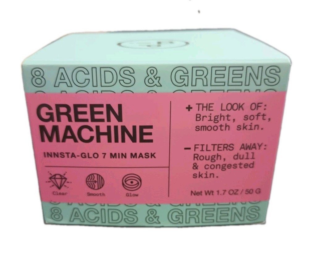 INNBEAUTY Project Green Machine Innsta-Glo 7 Min Mask 50g/1.7oz New US Made