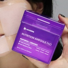 LEADERS Nutrition Ampoule Toner Pad 150ml 60pads Nourishing Radiance Vegan Pad