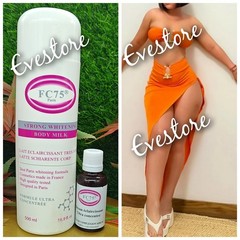 2pcs FC75 PARIS Body Lotion 500ml, Moisturizing Serum 👌👌30ml X 1