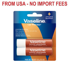 Vaseline Lip Therapy Cocoa Butter Twin Pack