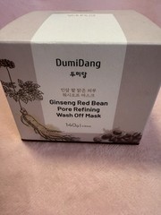 DumiDang Ginseng Red Bean Pore Refining Wash-Off Face Mask 140g