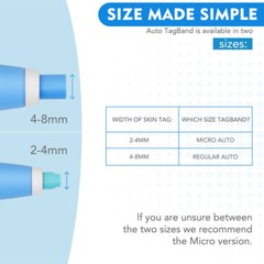 2-8 mm Micro Auto TagBand Skin Tag Remover Device for Small to Medium Skin Tags