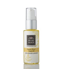 New Rosemira 100% Organic Pure Fair-Trade Argan Oil for Hair Face Body – Floral