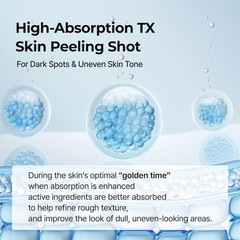Peel Shot Glow Rice Peeling Ampoule 80Ml, Dead Skin Gentle Exfoliating Ampoule w