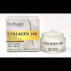 DELFANTI MILANO COLLAGEN 24K Anti-Aging Day Cream 1.7OZ Made in Italy NIB