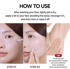 Dr. Melaxin Peel Shot Set Viral TikTok Rice Exfoliating Ampoule White + Black