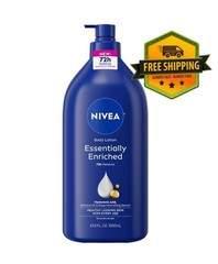 NIVEA Essentially Enriched Dry Skin Body Lotion 33.8oz with Almond Oil