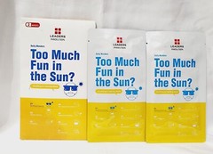 Leaders Insolution 2 MASKS Too Much Fun In Sun Soothing Calming Skin Daily New