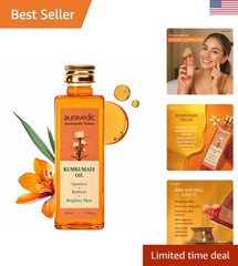 Revitalize Dull Skin with Ayurvedic Kumkumadi Oil – Hydrate & Brighten 3.38 Oz