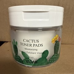 Yadah Cactus Toner Pads 150ml 60Pads Moisturizing K-Beauty. Exp 04/2027