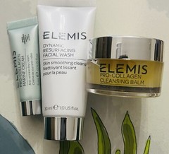Elemis Pro-Collagen Cleansing Balm~Dynamic Resurfacing Facial Wash~Marine Cream