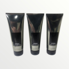 (3) BATH & BODY WORKS STEEL Men&rsquo;s Ultra Shea Moisture Body Cream Lotion