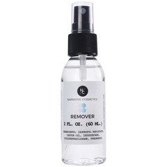 Narrative Cosmetics Alcohol-Free Makeup Remover — 2 Fl Oz (Pack of 1), Clear