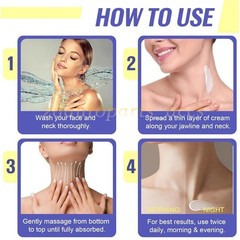 2PCS Tighten and Lift Neck Cream Firming Anti-Aging 1.7oz- Clinically Tested