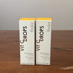 Lot Of 2 Rodial Vit C Drops 6% Vitamin C Complex Vegan Age-Defying Serum 30ml