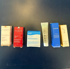 Mixed Brands Travel Size Hydrating Skincare Set Moisturizer Eye Serum Cleanser