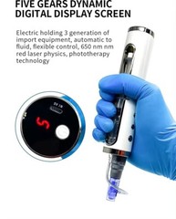 Mini Electric Nano Water Gun And Replacement Pins/Tube Anti-aging Facial Machine