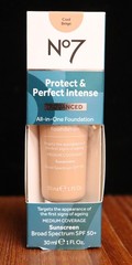 No7 Protect & Perfect Intense Advanced SPF 50+ Foundation COOL BEIGE Exp 07/28