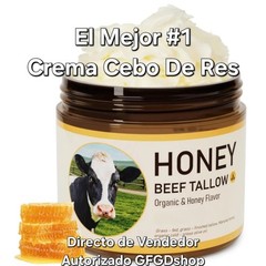 Crema Cebo De Res Con Miel y Aceite Oliva Para La Cara y La Piel Sevo Cevo Sebo