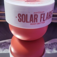 scentXscents Solar Flare Body Butter Moisturizer, Cocoa & Shea Butter 10 fl oz