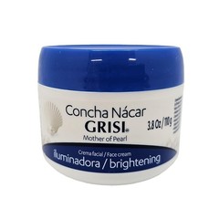 Grisi Concha Nacar Brightenin Cream. Brightens & Moisturizes. 3.8 oz. Pack of 2