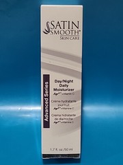 ( LOT OF 2 ) SATIN SMOOTH Skin Care DAY/NIGHT MOISTURIZER Lotion 1.7 oz – Each
