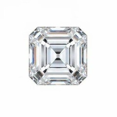 Natura Certified Lab Grown Diamond 6 Ct Asscher D Color VVS1 Clarity Loose Gems