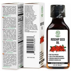 100% Pure Cold Pressed Rosehip Seed Oil Extra Virgin Face Hair Body Food Grade 1