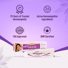 Medisynth Aquifolium Cream 20g Homeopathic Acne Pimples Scar Treatment Pack of 2