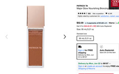 Patrick Ta Major Glow Nourishing Bronzing Body Oil – NEW