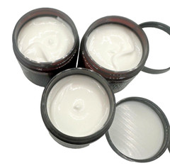 NEW Bath & Body Works Lot 3 Jars Single Barrel Bourbon Beard Scruff Cream 4 oz
