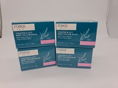 Lot Of 4 ~ Forge Skin Women Tighten & Lift Beef Tallow Balm Face & Neck 1.7 oz