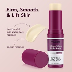 2Pack Calcium Volume Multi Balm Wrinkle Core Stick Moisturing Firming Anti-aging